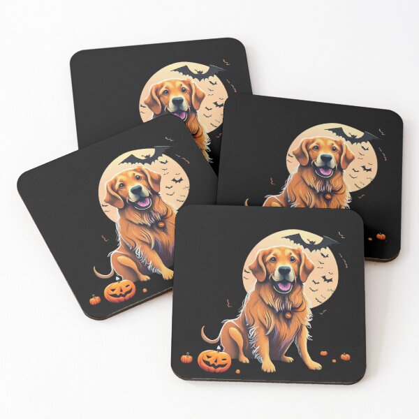 Item preview, Golden Retriever Halloween designed and sold by Print_Fuse.