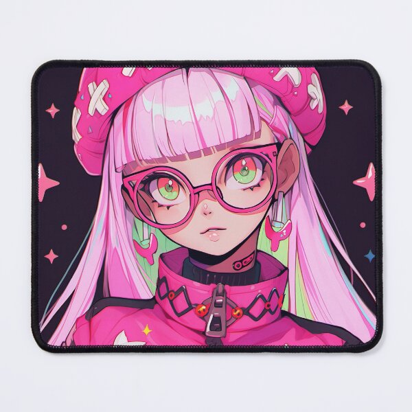 Item preview, Preppy Pink Fashion Anime Girl designed and sold by bubblegoth.