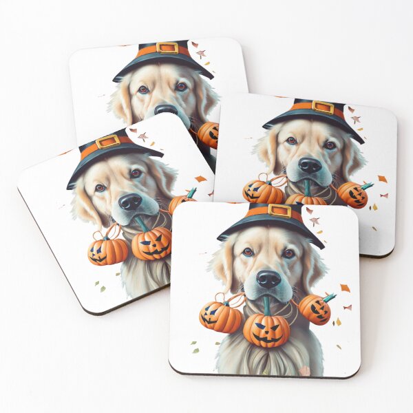 Item preview, Golden Retriever Halloween designed and sold by Print_Fuse.