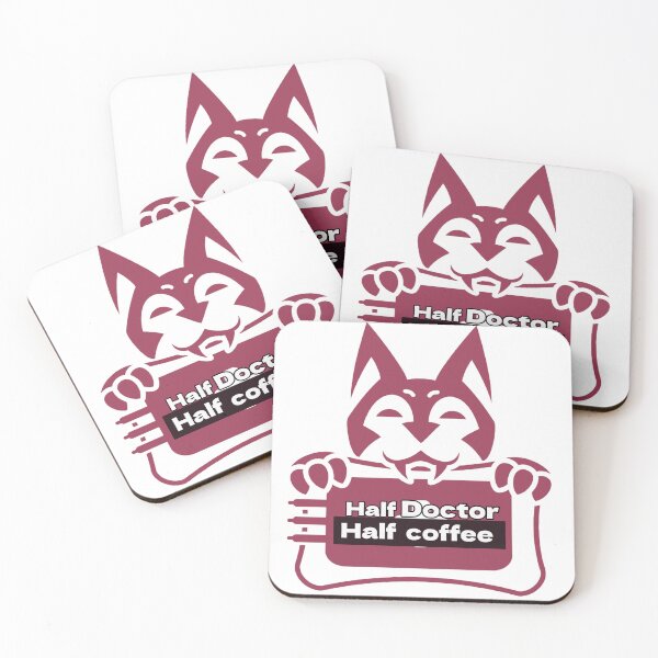 Item preview, Copy of Halfdoctor half coffee funny medical coffee cat designed and sold by I-mydesign.