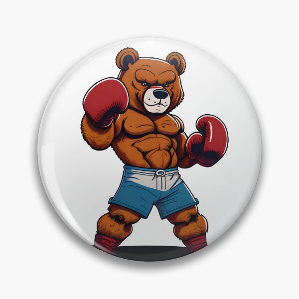 Item preview, Strong Bear Grazer Boxer designed and sold by BearsAndSkulls.