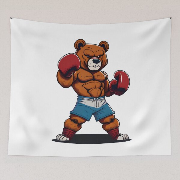Item preview, Strong Bear Grazer Boxer designed and sold by BearsAndSkulls.