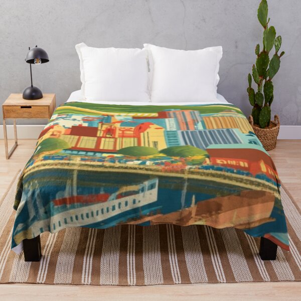 Item preview, A Vintage Travel Art of Hobart - Australia  designed and sold by GoodOldVintage.