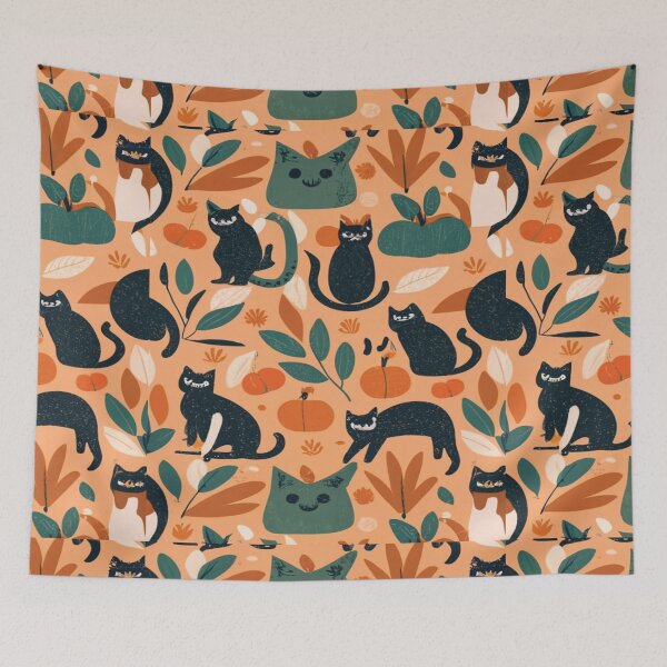 Item preview, Purrrfectly Autumn designed and sold by UrbanGraphixs.