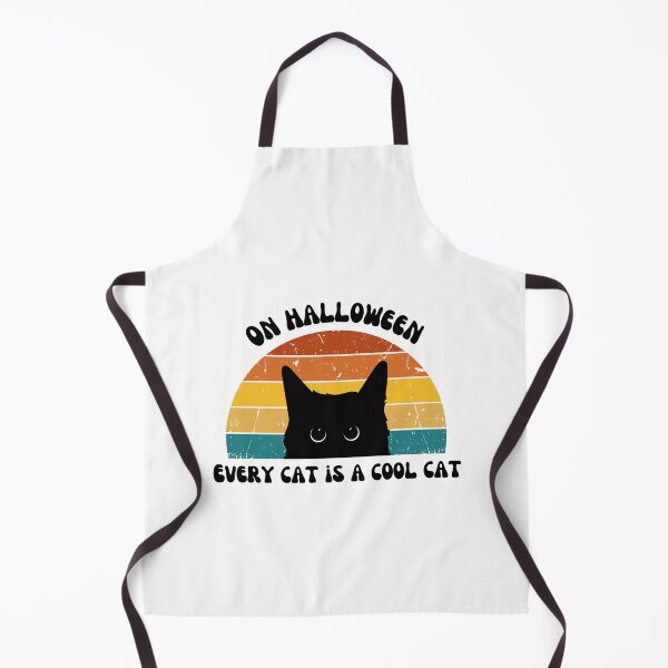 Item preview, Retro vintage sunset Black cat - On Halloween every cat is a cool cat ! designed and sold by Nass Store ⭐⭐⭐⭐⭐.