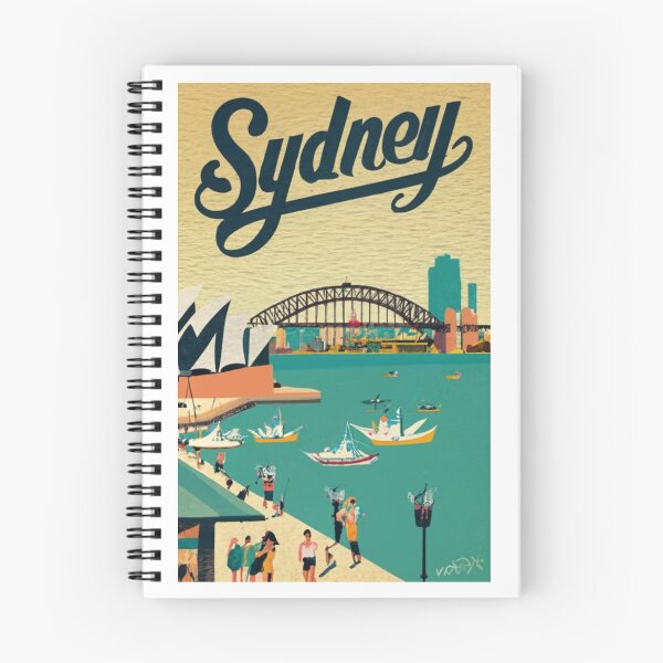 Aperçu de l'œuvre Un art de voyage vintage de Sydney - Australie créée et vendue par GoodOldVintage.