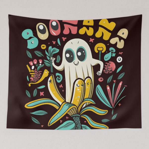 Item preview, Boonana Banana cute ghost designed and sold by DesignByAo.