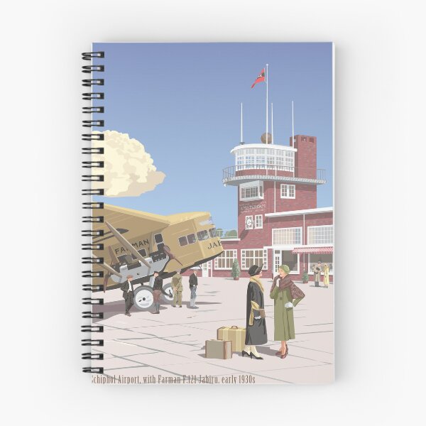 Item preview, Schiphol Airport, Amsterdam with Farman Jabiru, circa early 1930s designed and sold by contourcreative.