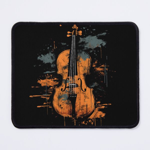 Item preview, A Cool Street Art Distressed Vintage Cello Black designed and sold by GVRDesign.