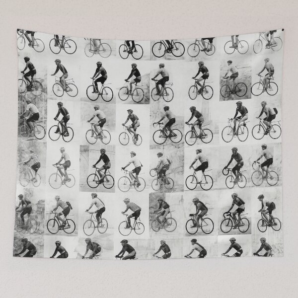 Item preview, Vintage Cyclist in Black & White designed and sold by Brendon987.