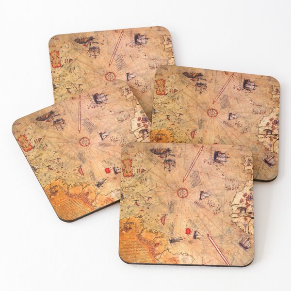 Item preview, Cartographic Brilliance: The Art of Exploration 1513 Map designed and sold by ChakraMonkey.