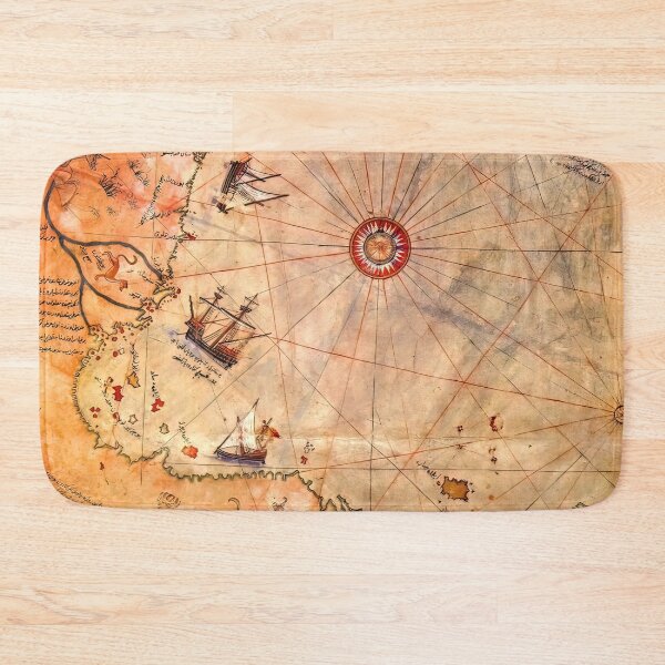 Item preview, Cartographic Brilliance: The Art of Exploration 1513 Map designed and sold by ChakraMonkey.