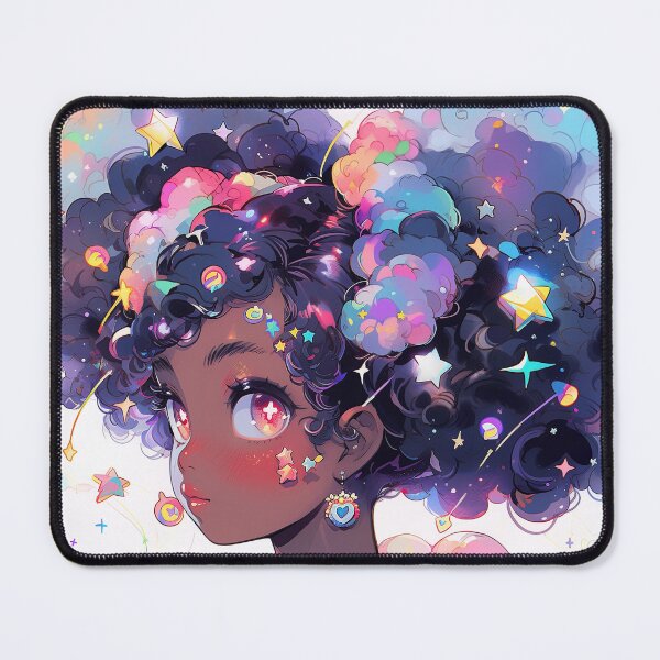 Aperçu de l'œuvre Belles tresses bouclées Anime Girl créée et vendue par bubblegoth.