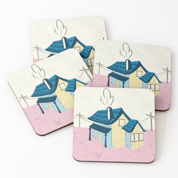 Item preview, Colorful house illustration designed and sold by BellePagaille.