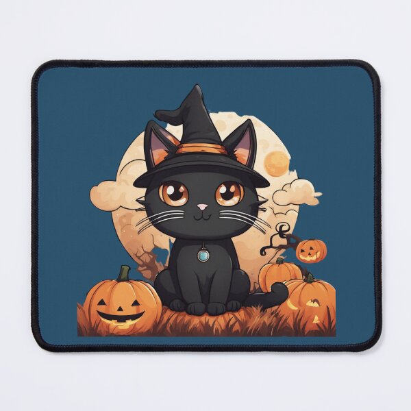 Item preview, Doe Eyed Salem Black Cat designed and sold by chrismaecanes.