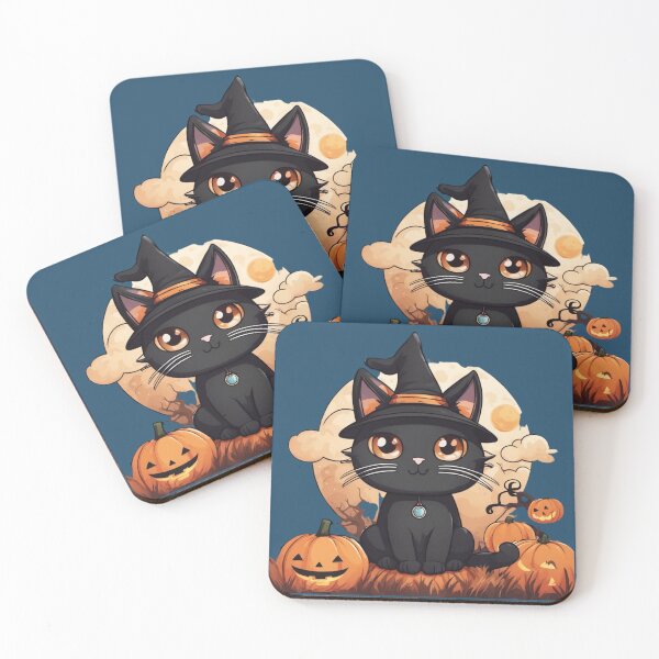 Item preview, Doe Eyed Salem Black Cat designed and sold by chrismaecanes.