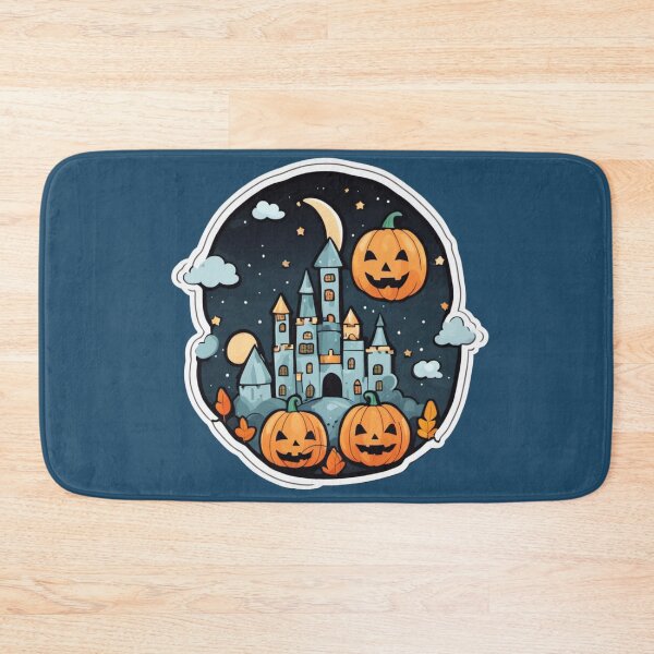 Item preview, Scary Castle on Halloween Night designed and sold by chrismaecanes.