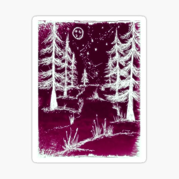 Item preview, Trees from a sketch of a book - Red designed and sold by Kirsty MacDonald.
