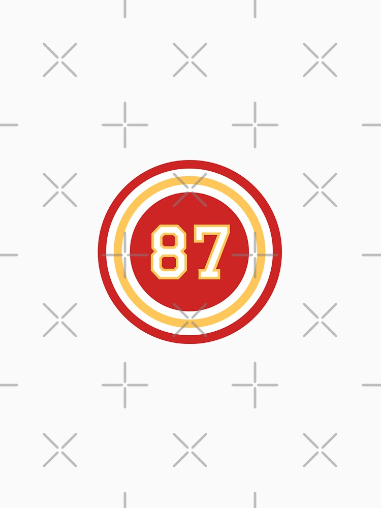 Discover Travis Kelce 87 Jersey Number Pullover Hoodie