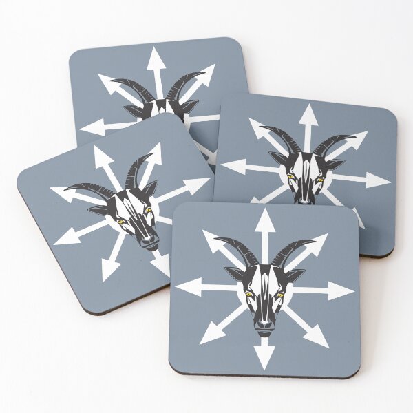 Item preview, Chaos Star Goat - Light Slate Grey designed and sold by AtithasosTragos.