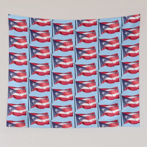 Item preview, Puerto Rican Flag Waving Boricua Photography in San Juan designed and sold by byDarling.