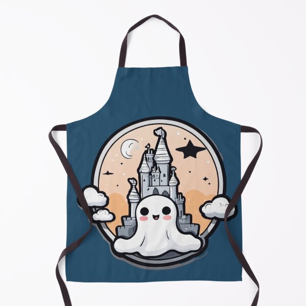 Item preview, Cute Ghost and its Haunted Home designed and sold by chrismaecanes.