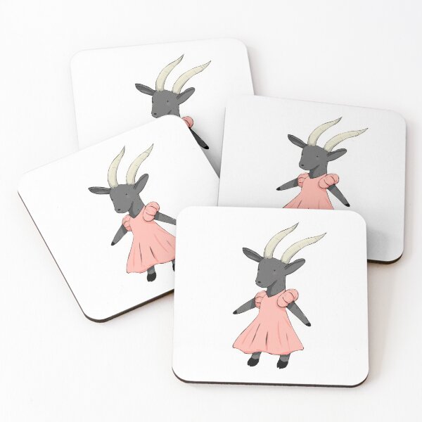 Item preview, Goatman in dress designed and sold by AnArtsyCrow.