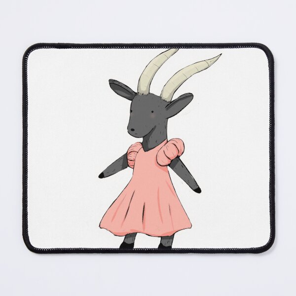 Item preview, Goatman in dress designed and sold by AnArtsyCrow.