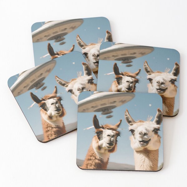 Item preview, Llama Alien UFO Design - Alpaca UFO designed and sold by RafikieCo.