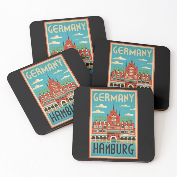 Item preview, A Vintage Travel Art of Hamburg - Germany  designed and sold by GoodOldVintage.
