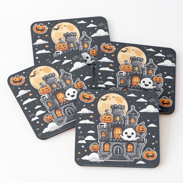 Item preview, Cute Spooky Halloween Mansion designed and sold by chrismaecanes.