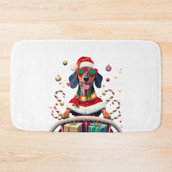 Item preview, Dachshund in Santa's carriage  designed and sold by ani-eni.