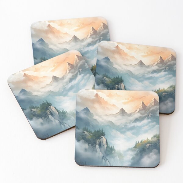 Item preview, Watercolor Wilderness: Mountain Serenity designed and sold by Shirtastically.