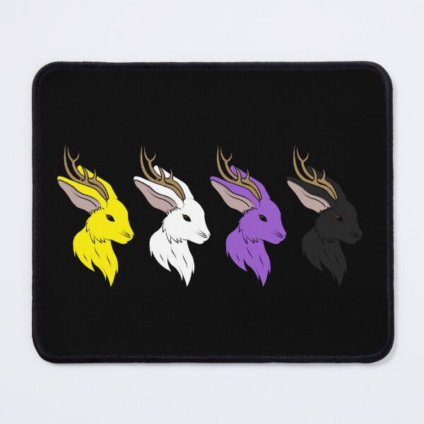 Item preview, Jackalope Enby designed and sold by jwhaydock.