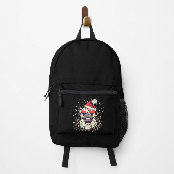 Item preview, Pug in Santa's hat designed and sold by ani-eni.