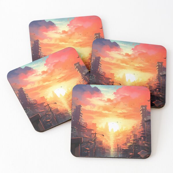 Item preview, Sunset Cityscape in Watercolor designed and sold by Shirtastically.