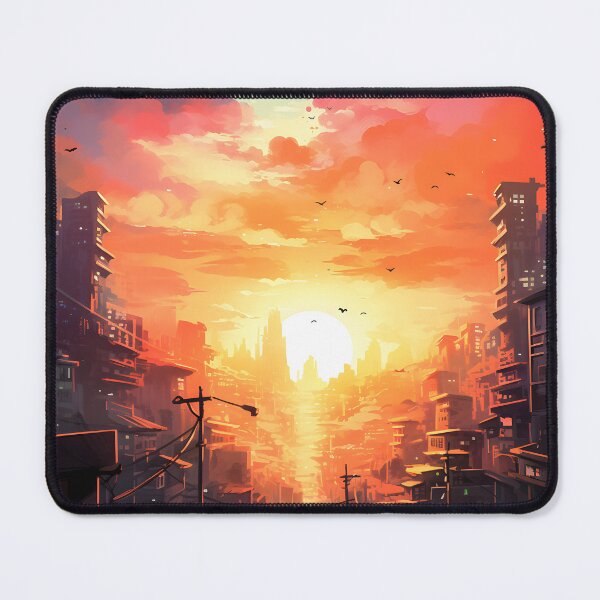 Item preview, Sunset Cityscape in Watercolor designed and sold by Shirtastically.
