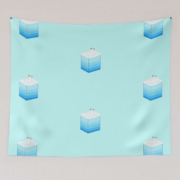 Item preview, Winter Snowman Block designed and sold by SpaceDiver-001.