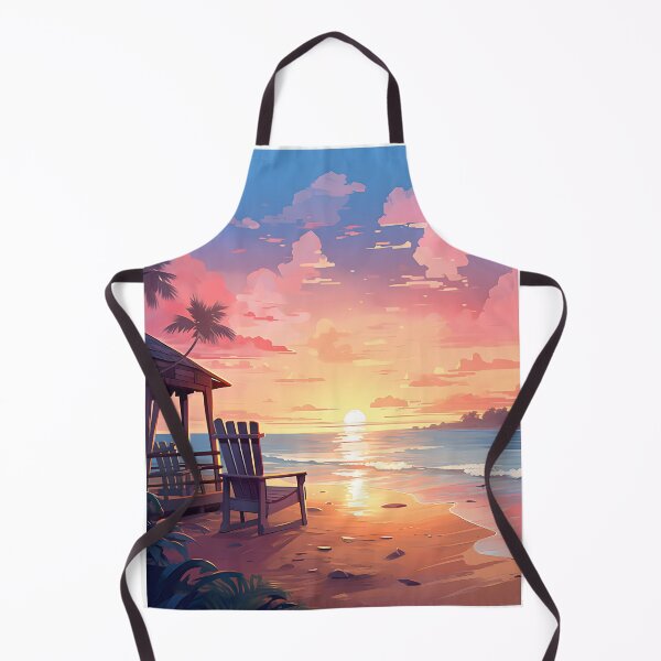 Item preview, Tranquil Dawn: Watercolor Beach Scene designed and sold by Shirtastically.