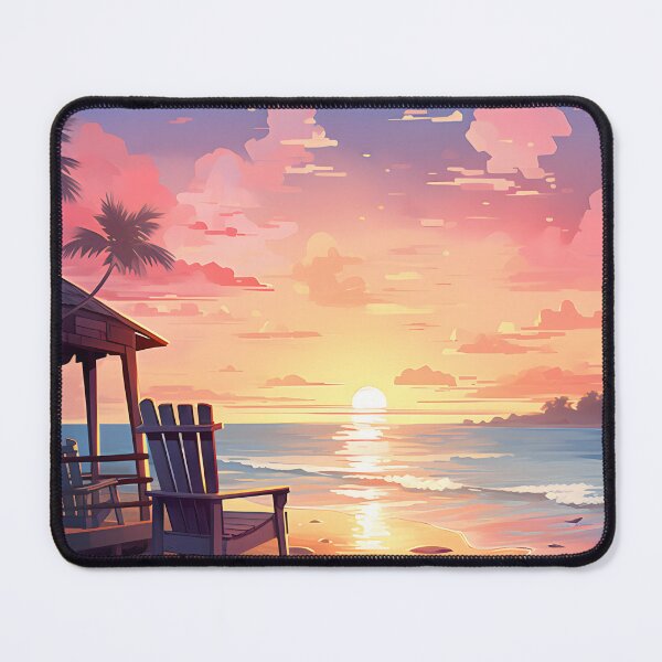 Item preview, Tranquil Dawn: Watercolor Beach Scene designed and sold by Shirtastically.
