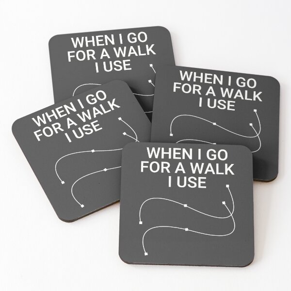 Item preview, When I Go For A Walk I Use Paths designed and sold by CE Designworks.