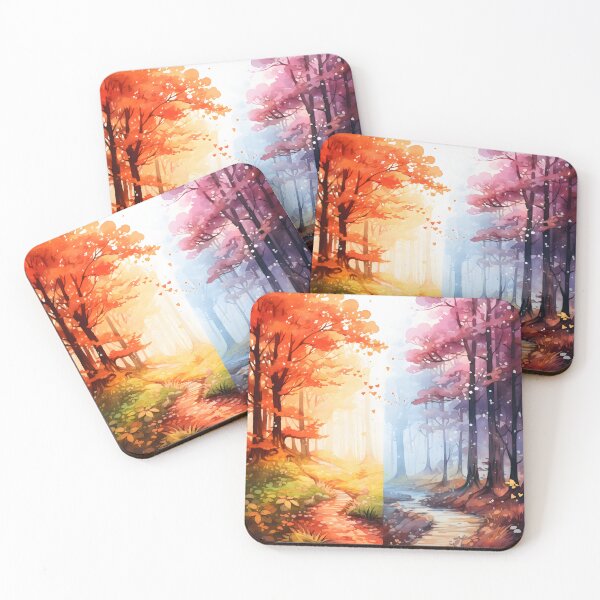 Item preview, Enchanted Autumn: Forest in Watercolor designed and sold by Shirtastically.