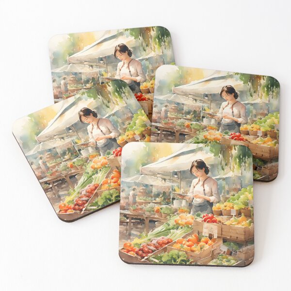 Item preview, Farmer's Market Fervor: Watercolor Wonder designed and sold by Shirtastically.