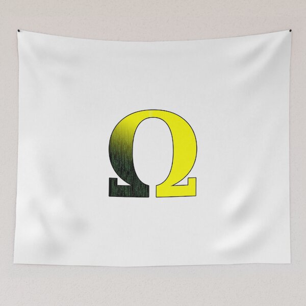Item preview, Ohm Resistance Greek Capital Omega Symbol designed and sold by DynamikDesign.