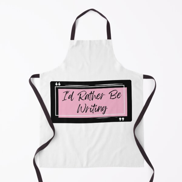 Item preview, I'd Rather Be Writing in pink and black designed and sold by Susan-Marie220.