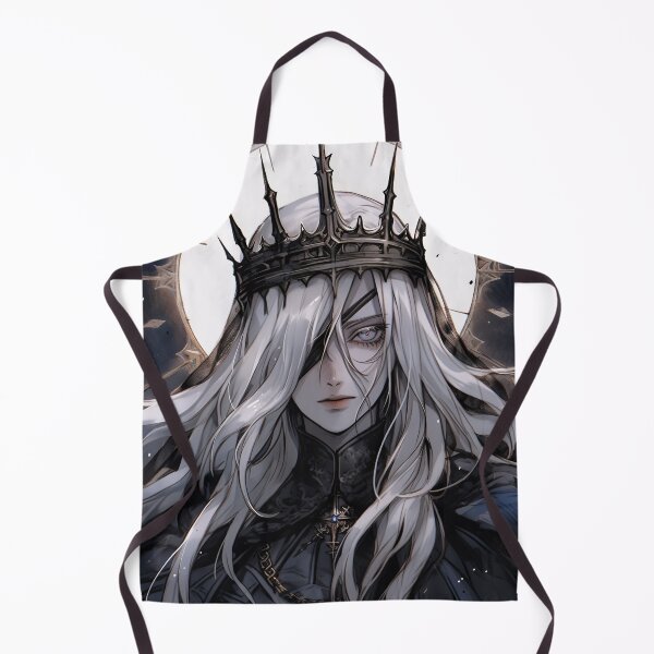 Item preview, Dark Anime Warrior King Wearing Crown and Eyepatch designed and sold by bubblegoth.