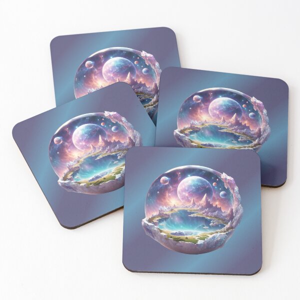 Item preview, Fantasy Planet with Scenic Galaxy  designed and sold by Neranchara.