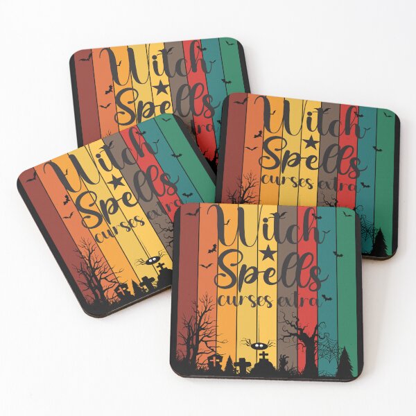 Item preview, Halloween, Witch Spells Curses Extra, Colorful Sunset designed and sold by Sunmoonlove.
