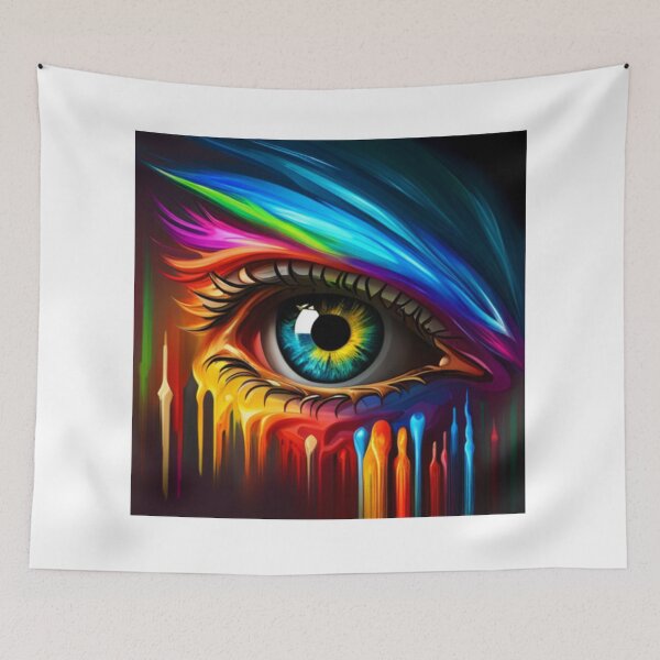 Item preview, Vibrant Visions A Liquid Art Eye Design designed and sold by Posivibez Designs.