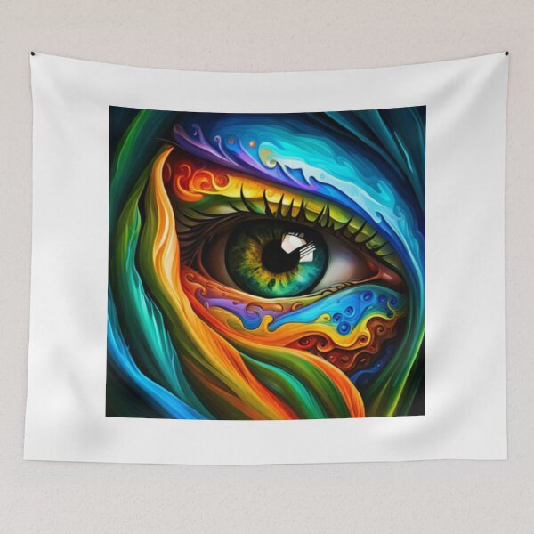 Item preview, Vibrant Visions A Liquid Art Eye Design designed and sold by Posivibez Designs.
